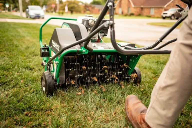 Core Aeration by 2 Guys and a Mower KG